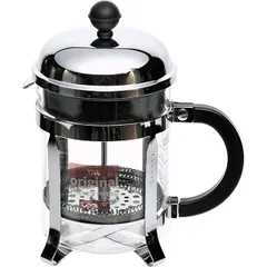 Френч-пресс «Шамбо» стекло,сталь нерж. 0,5л D=98,H=188,L=170,B=115мм хромовый,прозр., изображение 2