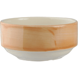 Чашка бульонная «Паприка» фарфор 285мл D=12,H=6см оранжев.,бежев.