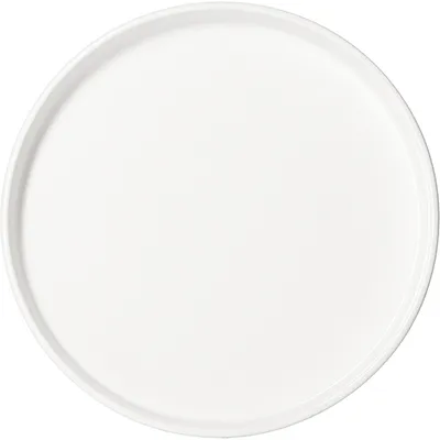 Блюдо «Кунстверк» круглое с бортом фарфор D=20,H=2см белый, Диаметр (мм): 200