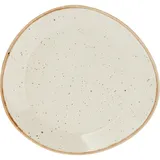 Тарелка «Пунто Бьянка» фарфор ,H=3,L=32,B=29см белый,черный