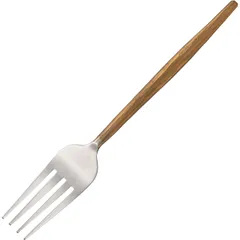 Вилка столовая «Концепт №7» сталь нерж. ,L=21см золотой,стальной