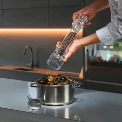 Мельница для перца «Нэнси» металлический механизм акрил D=65,H=300мм прозр.,металлич., изображение 2