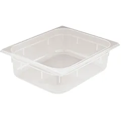 Gastronorm container (1/2)  polyprop.  8 l , H = 15, L = 32.5, B = 26.5 cm  transparent.