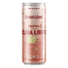 Напиток безалкогольный «Куба Либре» жесть белая 330мл D=55,H=143мм св.корич.