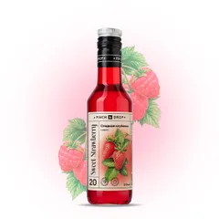 Syrup “Sweet Strawberry” Pinch&Drop glass 250ml D=54,H=202mm