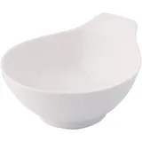 Салатник «Дионис» с ручкой фарфор 180мл ,H=60,L=120,B=105мм айвори