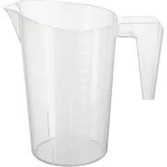 Стакан мерный с ручкой пластик 1л ,H=18,8,L=18,B=11,6см белый