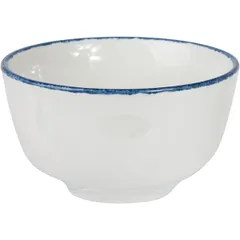 Sugar bowl “Blue Dapple” porcelain 240ml D=10,H=5cm white,blue