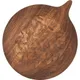 Блюдо «Осина» дуб ,H=30,L=250,B=205мм деревян., изображение 2