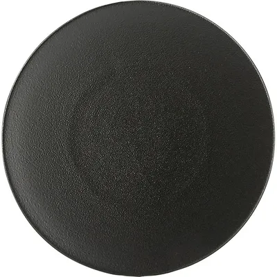 Тарелка «Экинокс» мелкая фарфор D=215,H=25мм черный