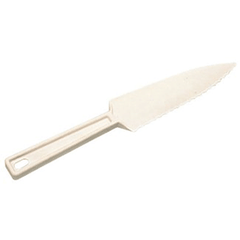 Spatula-knife for pie  plastic  L=29.5 cm  beige.