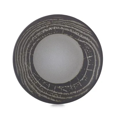 Тарелка «Арборесценс» пирожковая фарфор D=16см черный,серый