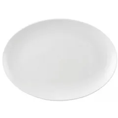 Блюдо для подачи «Джейд» фарфор ,L=35,B=25см белый