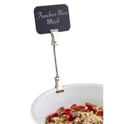 Карточки для информации[10шт] поливинилхл. ,L=75,B=50мм черный, изображение 2