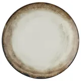 Тарелка «Шэйд» фарфор D=27,5см белый,коричнев.
