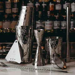 Стакан смесительный «Пробар Премиум Мотиво» с рисунком сталь нерж. 0,5л D=90,H=165мм серебрист., изображение 3