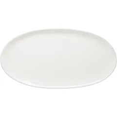 Блюдо «Афрос» овальное кост.фарф. ,H=10,L=345,B=180мм белый, изображение 2