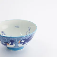 Салатник «Блоуфиш» фарфор 300мл D=113,H=58мм голуб.,белый, изображение 2