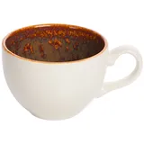 Coffee cup “Vesuvius Amber”  porcelain  85ml  D=65,H=45,L=85mm amber