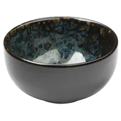 Sauce boat “Phobos” ceramics 110ml D=85,H=45mm black,blue