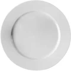 Plate “Classic” small  porcelain  D=26cm  white