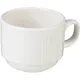Чашка кофейная «Торино» фарфор 85мл D=65,H=50мм белый, изображение 2