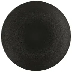Тарелка «Экинокс» мелкая фарфор D=24,H=3см черный
