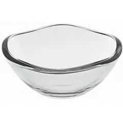 Salad bowl “Barena”  glass  2.48 l  D=24, H=11.5 cm  clear.