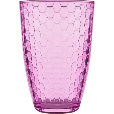 Хайбол «Энджой» стекло 350мл D=81,H=120мм розов., Цвет: Розовый