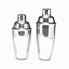 European shaker  stainless steel  0.7 l  D=85, H=220mm  silver.