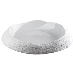 Deep plate “Taffoni”  porcelain  400 ml  D=24/19 cm  white