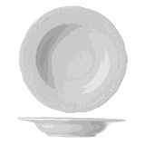 Тарелка глубокая «В.Виена» фарфор 300мл D=230,H=35мм белый