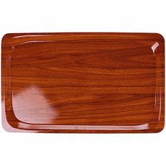 Rectangular tray  plastic , L=53, B=32.5 cm  wood theme