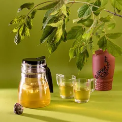 Чайник заварочный «Гунфу» с фильтром термост.стекло,поликарбонат 0,6л D=10,H=14,5,L=14см прозр., изображение 3