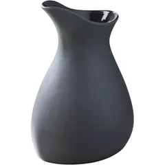 Milk jug “Liquid” ceramics 125ml ,H=10,L=7,B=6cm black