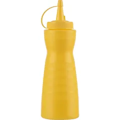 Container for sauces  plastic  350 ml  D=6, H=20 cm  yellow.