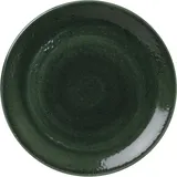 Тарелка «Везувиус Бернт Эмералд» мелкая фарфор D=23см зелен.