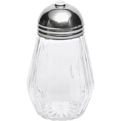 Sugar dispenser “New”  glass, stainless steel  280 ml  D=75, H=140, L=75, B=75mm  transparent, metal.