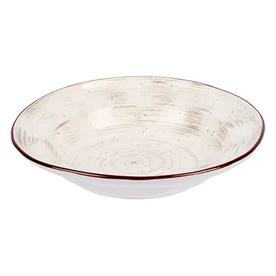 Тарелка глубокая «Пастораль» фарфор D=23,H=5см серый, Цвет: Серый, изображение 2