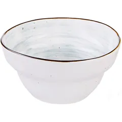 Salad bowl “Pastoral”  porcelain  0.7 l  D=157, H=75mm  green.