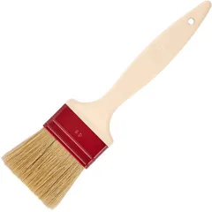 Кисть кондитерская пластик,щетина натур. ,L=275,B=60мм бежев.,красный, изображение 2