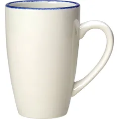 Mug “Blue Dapple” porcelain 285ml ,L=11cm white,blue