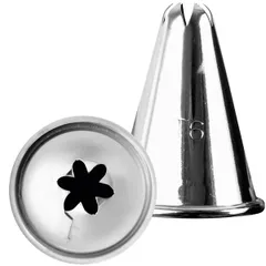 Pastry nozzle “6-pointed star”  stainless steel  D=35/12, H=45mm  metal.