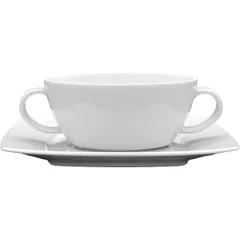 Cup of broth "Victoria"  porcelain  300 ml  white