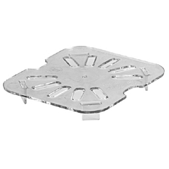 Drainage shelf for gastronorm container 1/6  polycarbonate , L=17.6, B=16.2 cm  transparent.