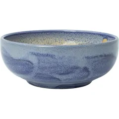 Salad bowl “Aurora Revolution Bluestone”  porcelain  D=15.5 cm  beige, blue