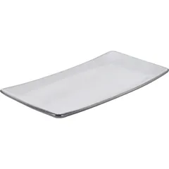 Блюдо «Свелл» прямоугольное керамика ,L=30см белый, изображение 3