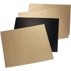 Substrate for confectionery [50pcs] cardboard ,L=16,B=16cm gold,black