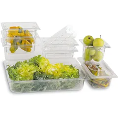 Gastronorm container (2/1)  polycarbonate  52 l , H = 20, L = 65, B = 53 cm  transparent.