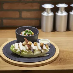 Подставка для блюда «Базальт» для стейка бамбук D=340,H=17мм, изображение 3